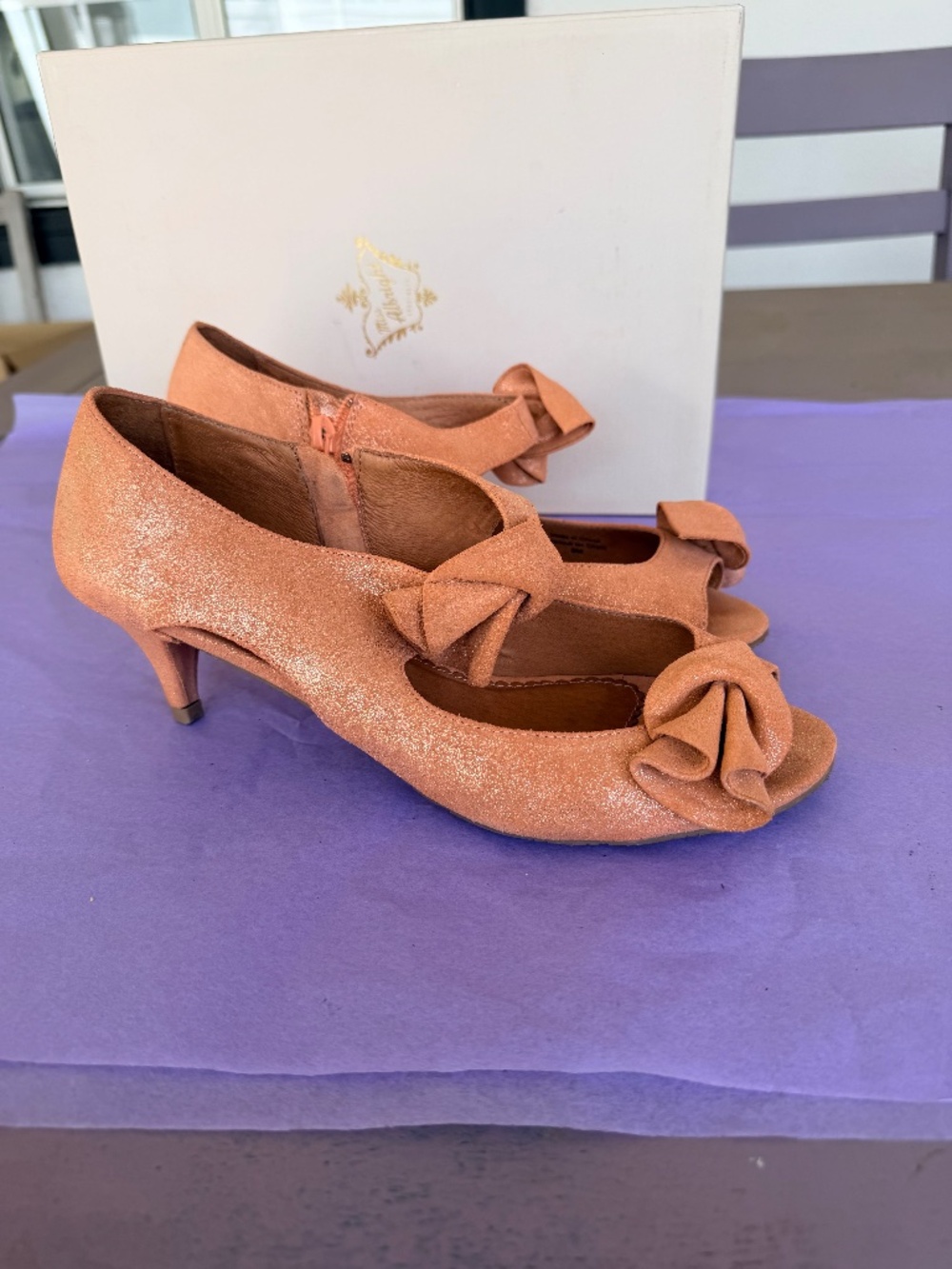 Anthropologie Miss Albright Leah Color Open Toe Shoes Size 8